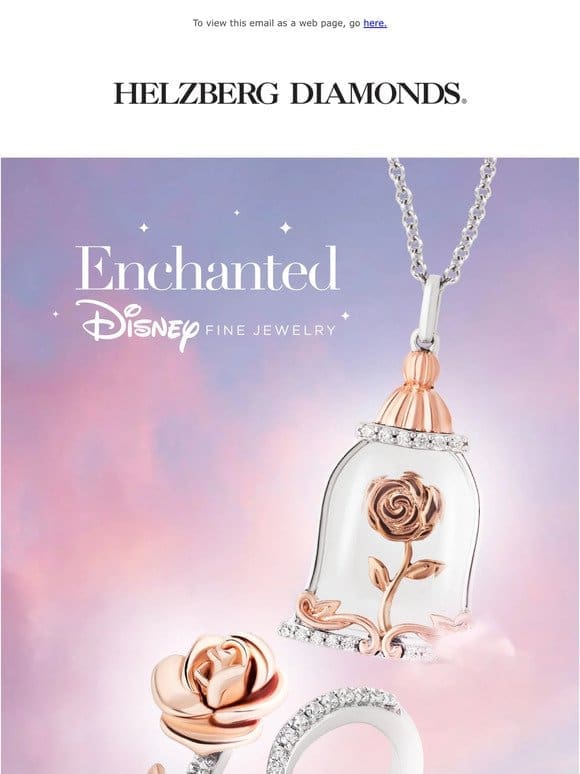Bring the magic alive with Enchanted Disney jewelry