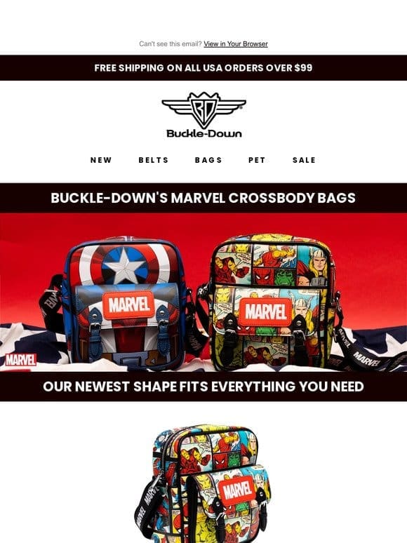Buckle-Down’s Latest Bags: 4 New Styles Shipping Now!