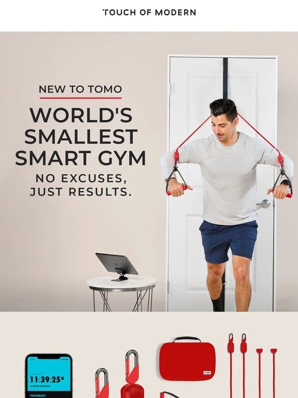 Build Big Muscles with the World’s Smallest Smart Gym