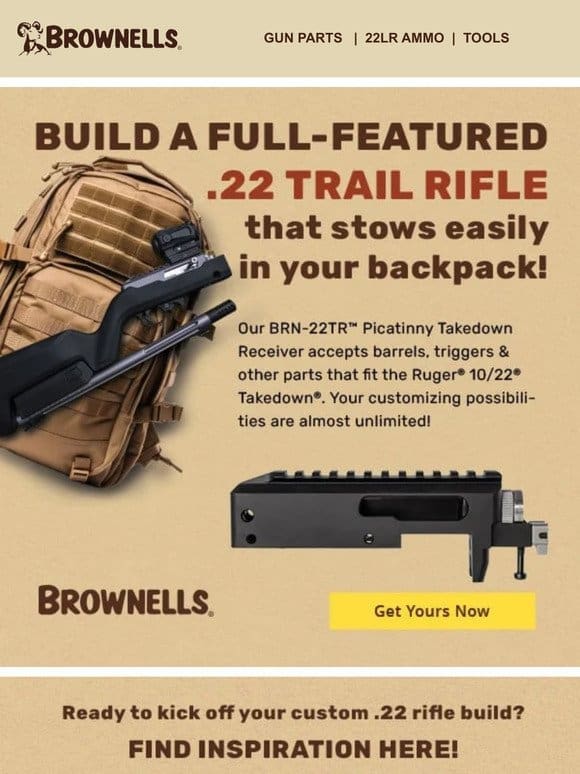 Build a .22 trail gun you can take anywhere!