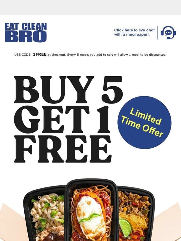 Buy 5 Get 1 FREE