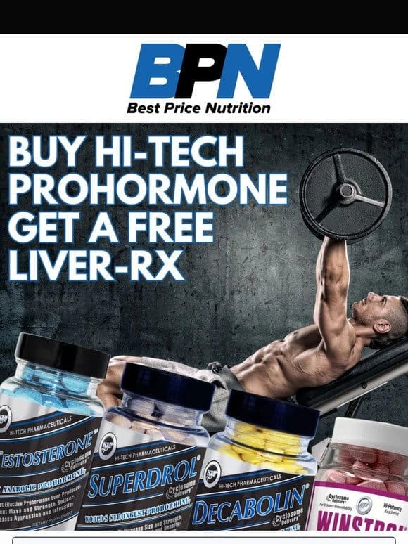 Buy Hi-Tech Prohormone Get a Free Liver-RX
