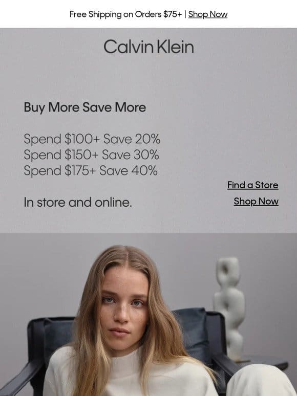 Buy More Save More – Get Up to 40% off Your Purchase