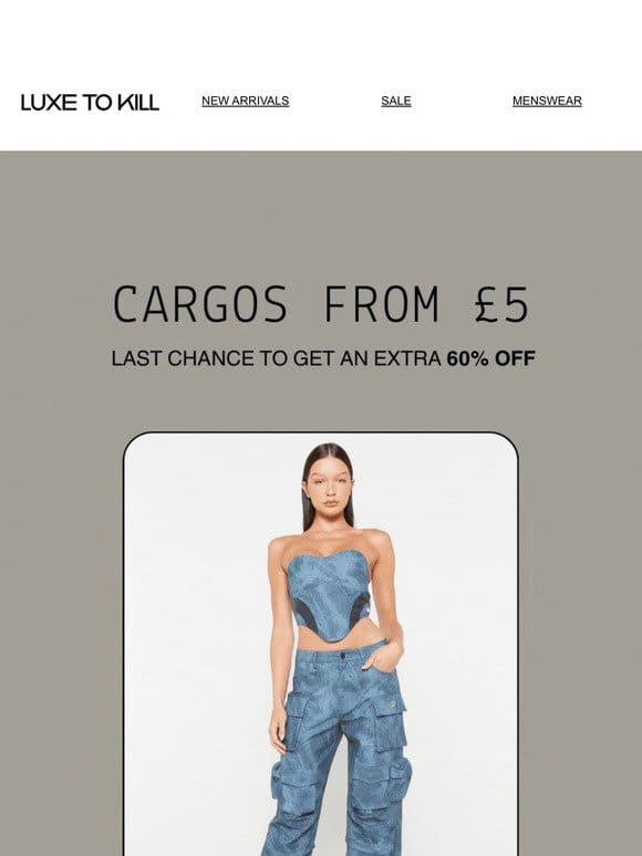 CARGOS FROM £5