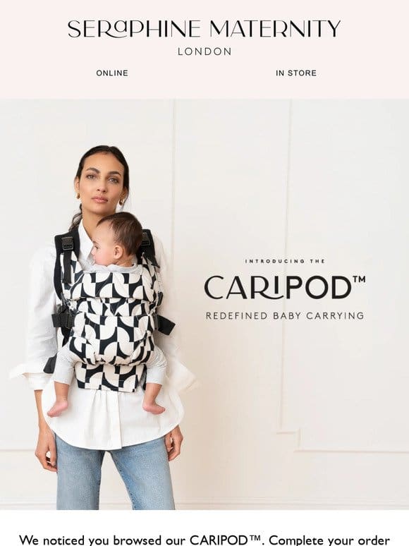 CARIPOD™: Designed to support you and your baby