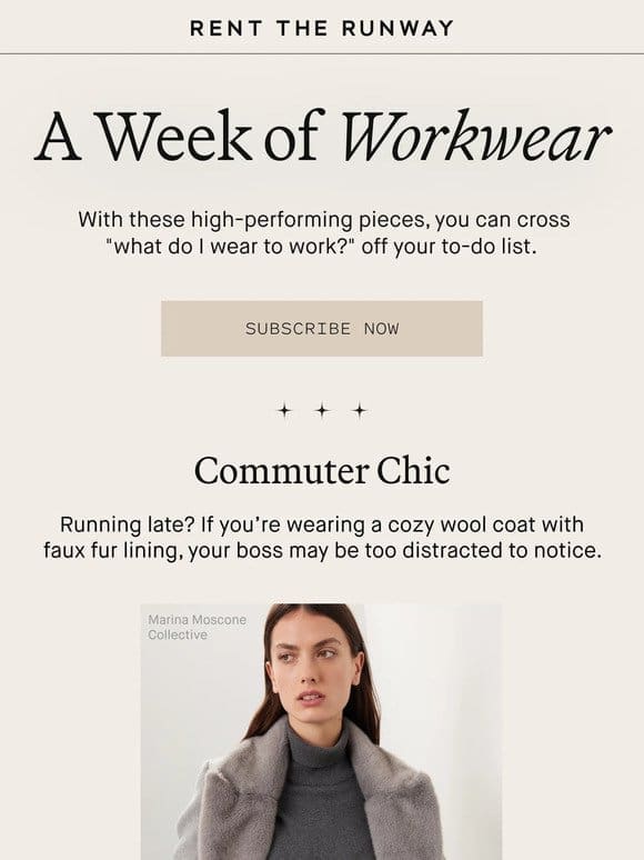 CCing you: A week of workwear