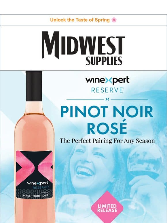 California Dreaming: Introducing Winexpert’s Pinot Noir Rosé