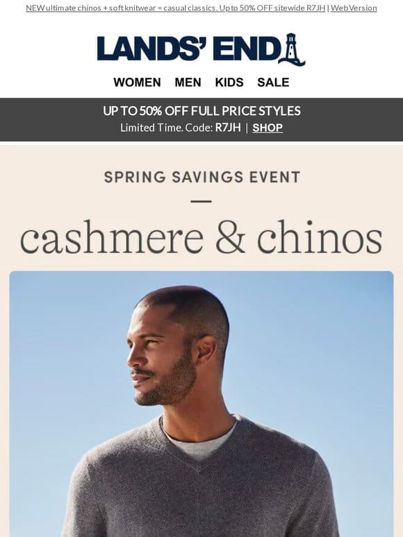 Cashmere & chinos: new season gear for him