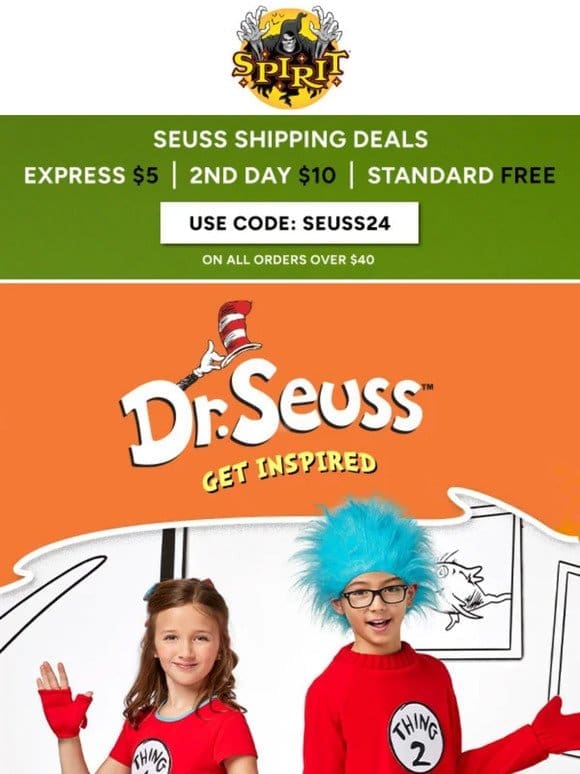Celebrate Dr. Seuss & dress up!
