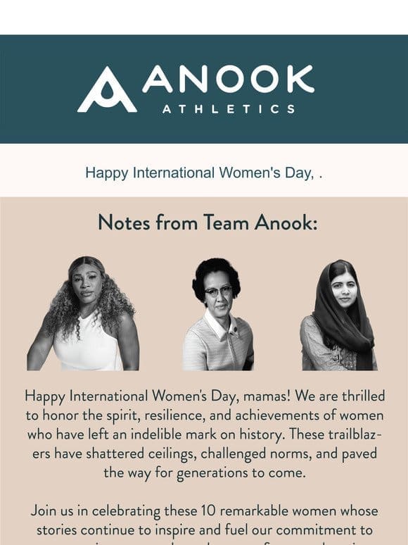 Celebrate International Women’s Day ✨