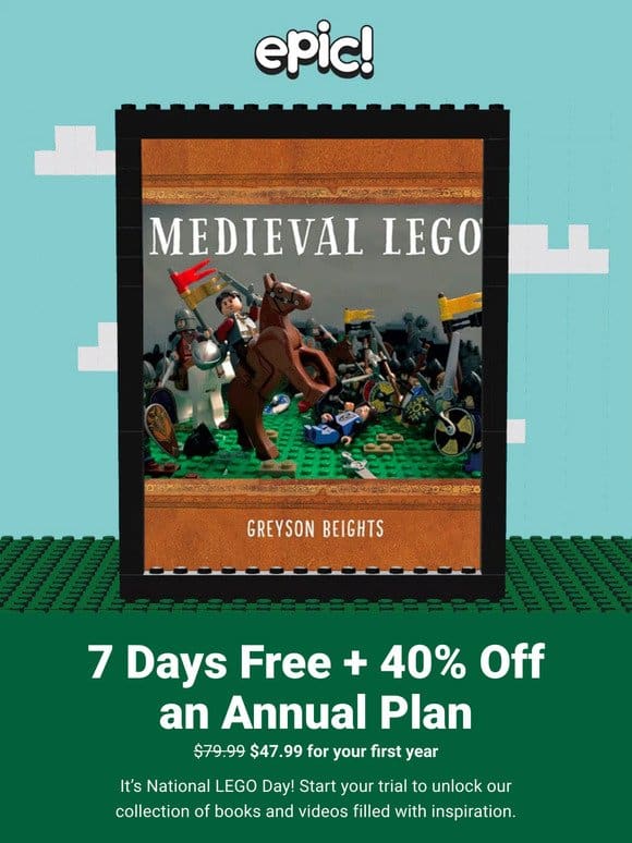 Celebrate National LEGO Day with 40% off!