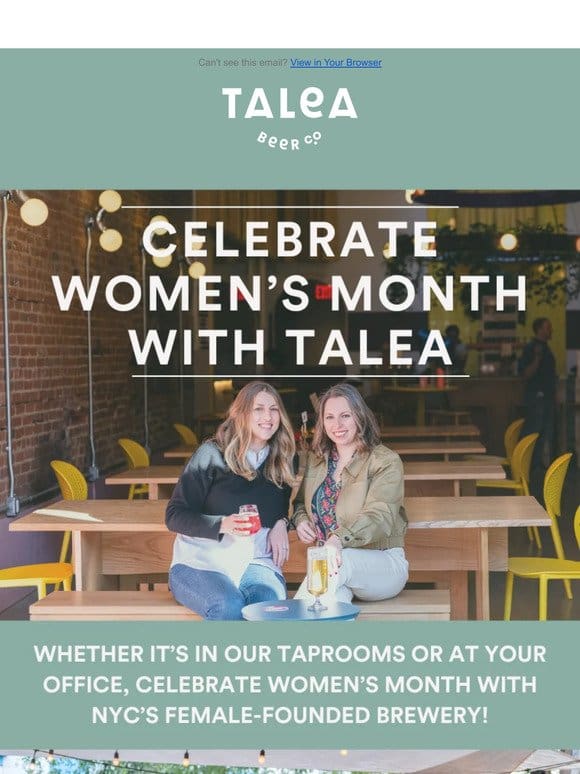 Celebrate Women’s Month with TALEA!