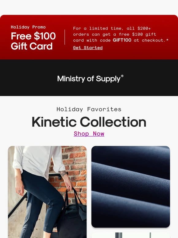 Celebrate the season with Kinetic (+ FREE $100 Gift Card)