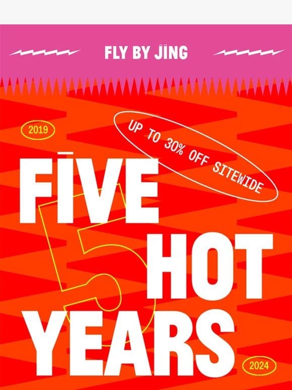 Celebrating 5 yrs of Fly By Jing