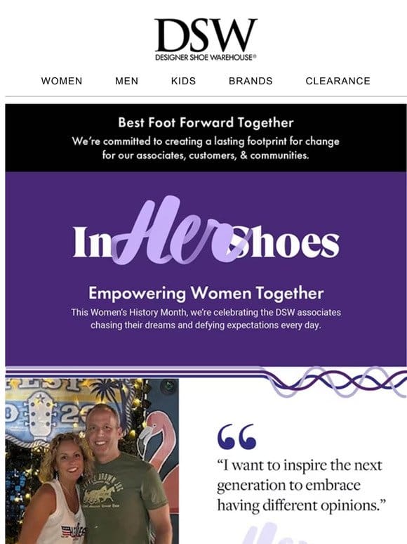 Celebrating Women’s History Month at DSW