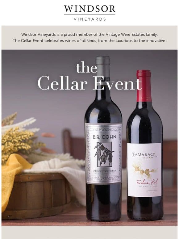 Cellar Event extended by popular demand!
