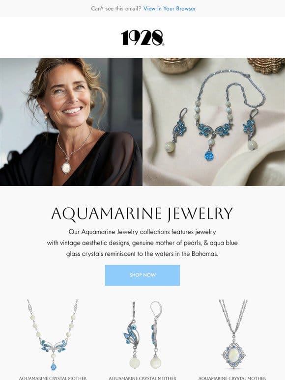 Channel the Serenity of the Ocean: Shop Aquamarine Jewelry