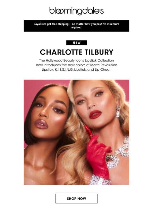Charlotte Tilbury fans: 15 new lip colors!
