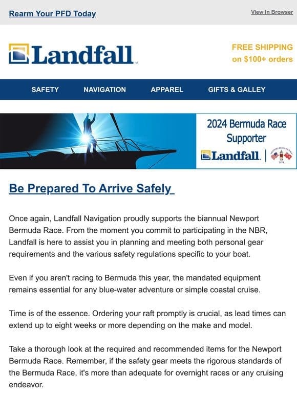 Chart Your Course: Prepare for Bermuda and Beyond @ Landfall!