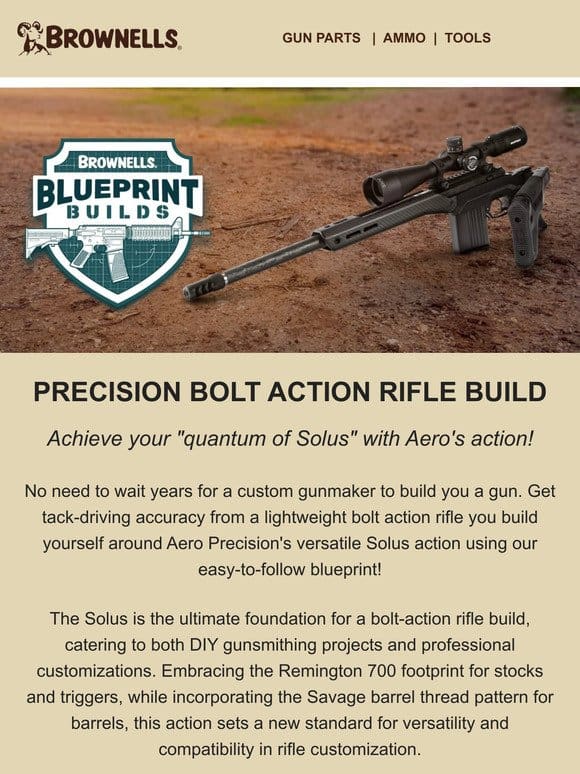 Check out Caleb’s Bolt Action Build!
