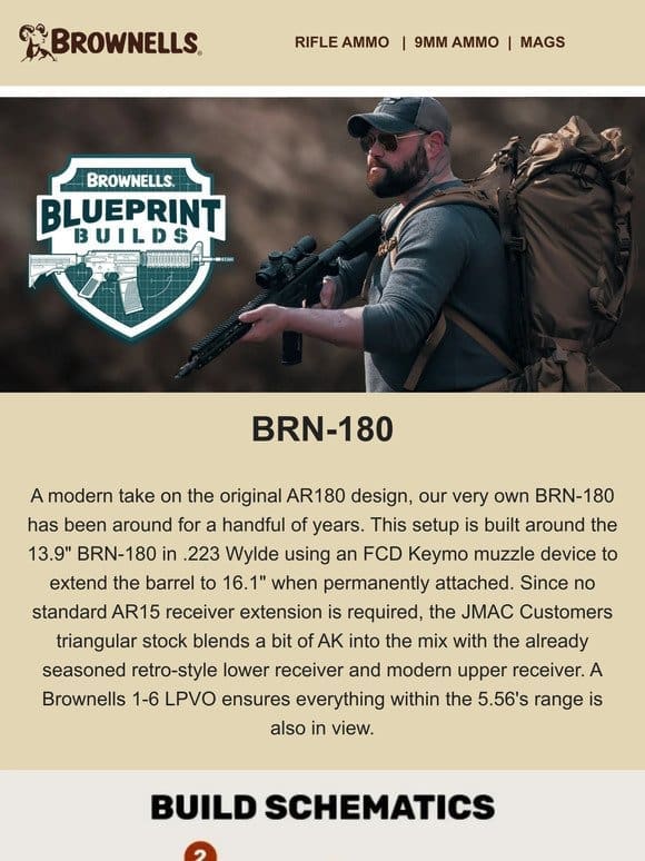 Check out Caleb’s favorite BRN180 Build