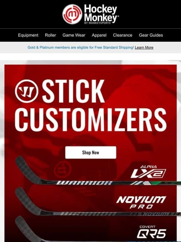 Craft Your Game!   Customize Your Victory with Warrior Custom Hockey Sticks – Your Game， Your Way!