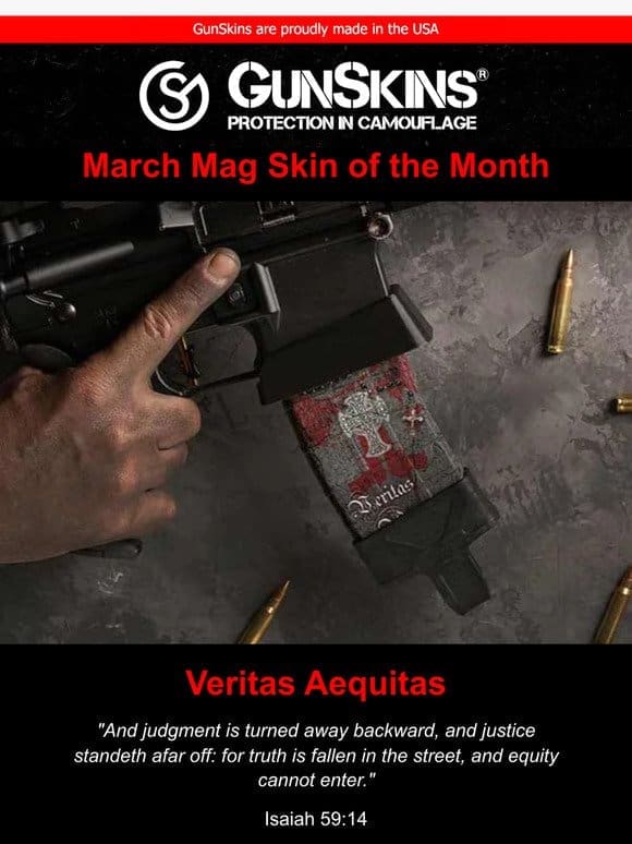 Curious what the design for Mag Skin of the Month is for MARCH?