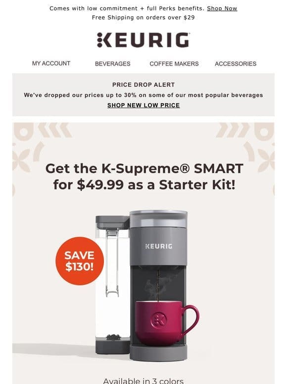 DEAL ENDING! Order now to get 72% off a K-Supreme® SMART