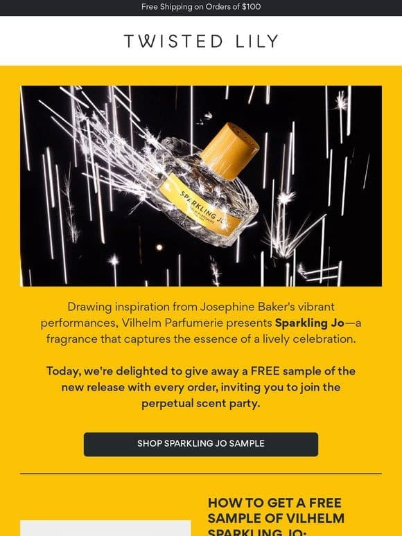 DISCOVER SPARKLING JO + UNVEIL YOUR FREE GIFT