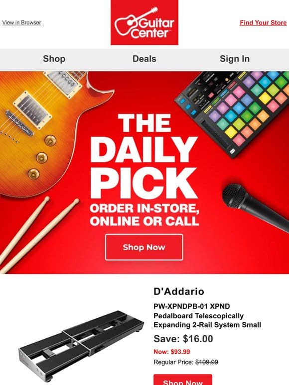 Daily Pick: Uncover your deal of the day