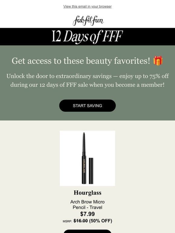Day 7 of FFF: Up to 75% off on Beauty must-haves