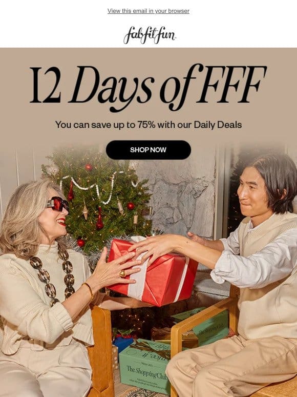 Day 9 of FFF: Up to 75% off on best sellers!