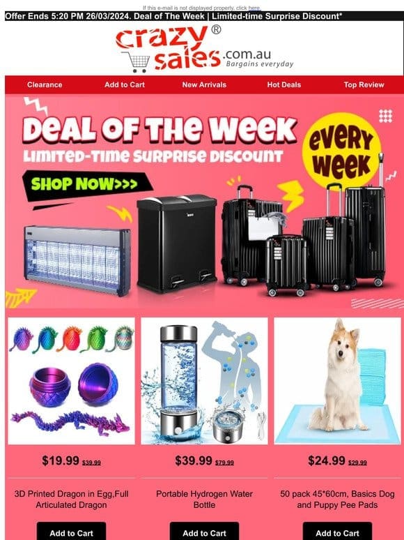 Deal of The Week | Limited-time Surprise Discount*