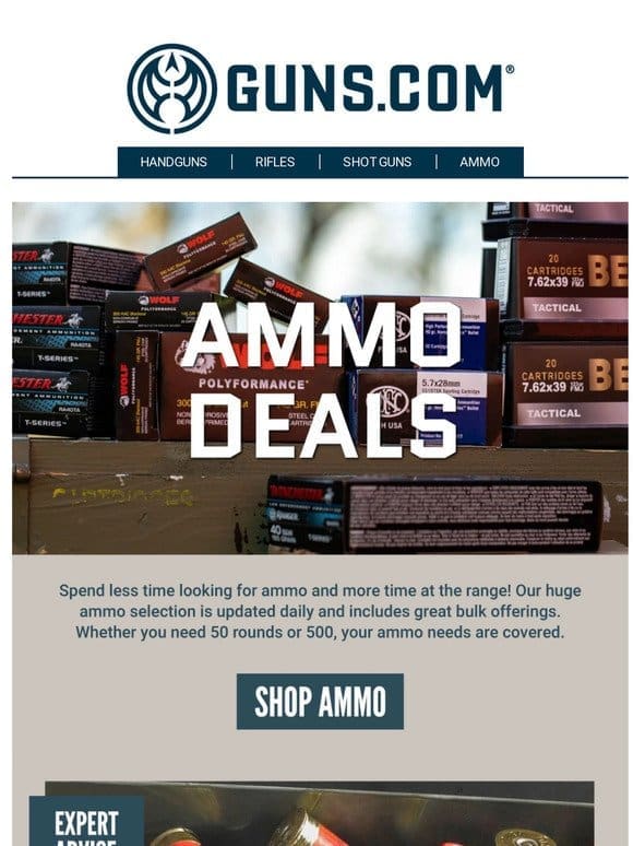 Deals On Ammo You Won’t Want To Miss