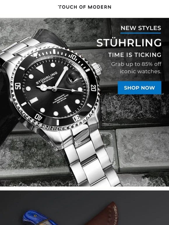 Deals Up to 85% Off Stührling Watches