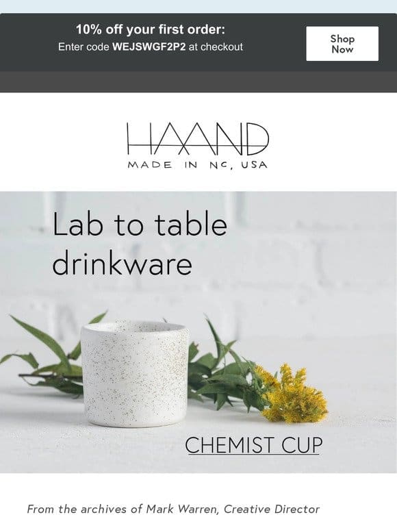 Design Story: Chemist Cups