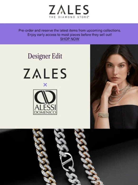 Designer Edit: ZALES X Alessi Domenico