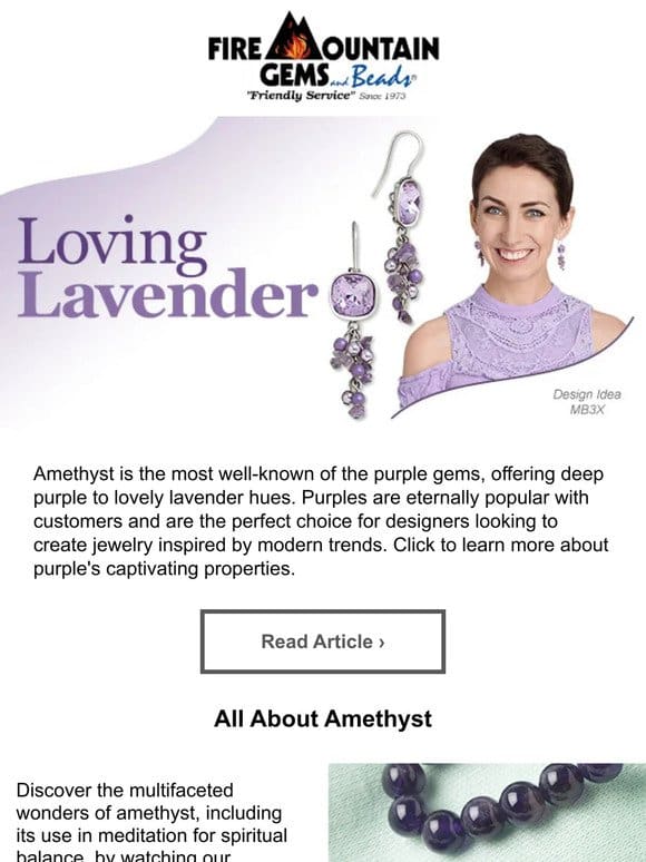 Designing with Lavender