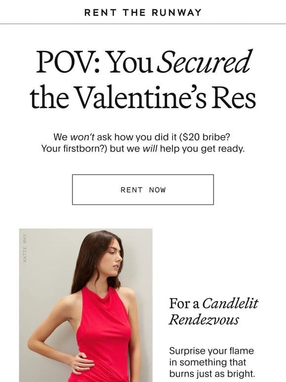 Did you secure the V-day res?