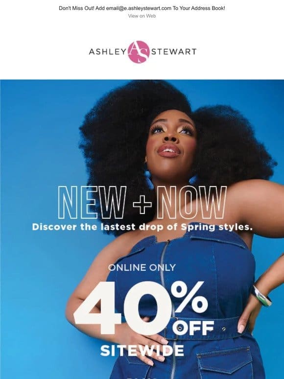 Discover the New Colorful Collection: Bold and Bright Styles 40% off
