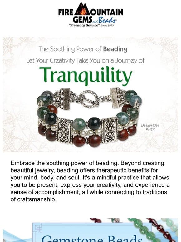 Discover the Soothing Power of Beading