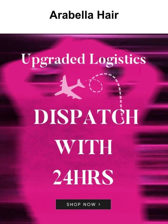 Dispatch with 24hrs!✈️