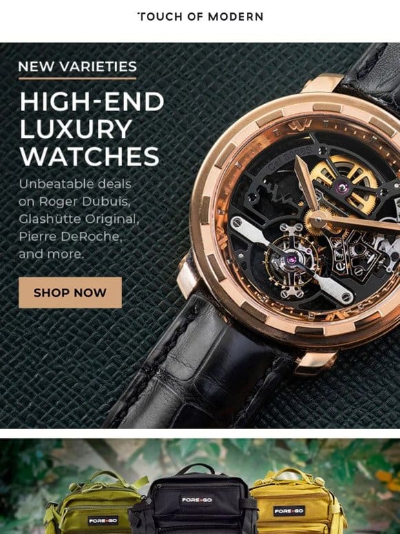 Dive into the World of Brand-New Luxury Watches