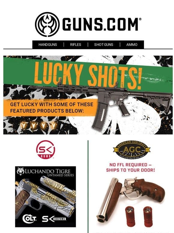 Do You Feel Lucky?   Shop These Featured Products!