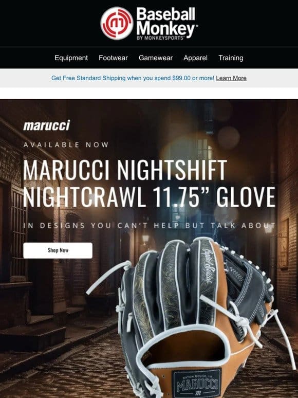 Dominate the Diamond: ⚾ Marucci Nightshift Nightcrawl Glove Has Arrived!