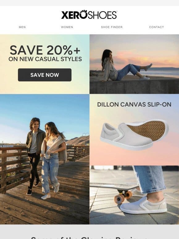 Don’t Miss 20%+ Off New Casual Styles