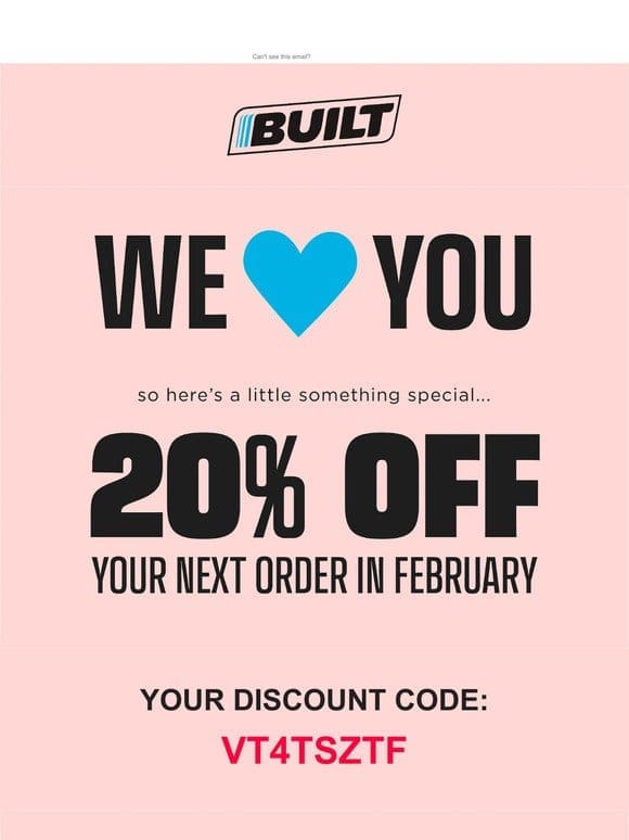Don’t forget， you have a discount waiting! ❤️