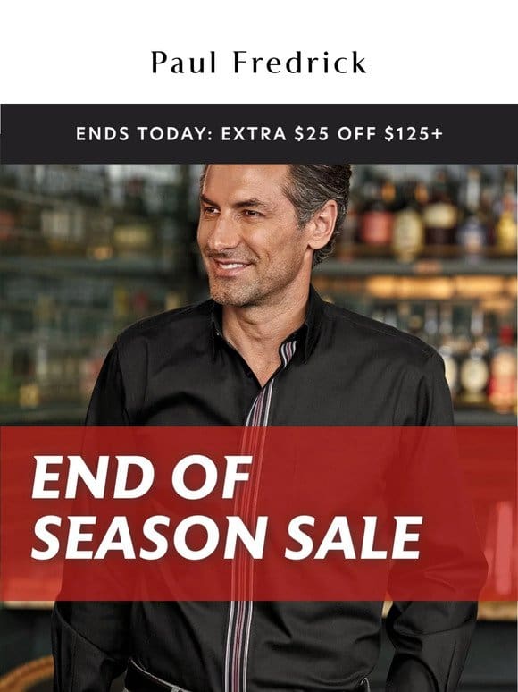 Don’t miss the End of Season Sale