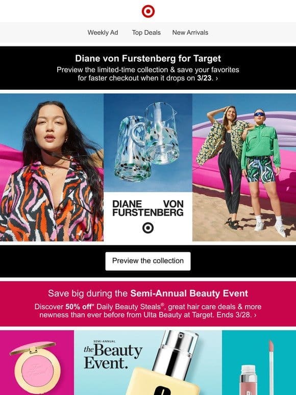 Dropping 3/23: DVF for Target