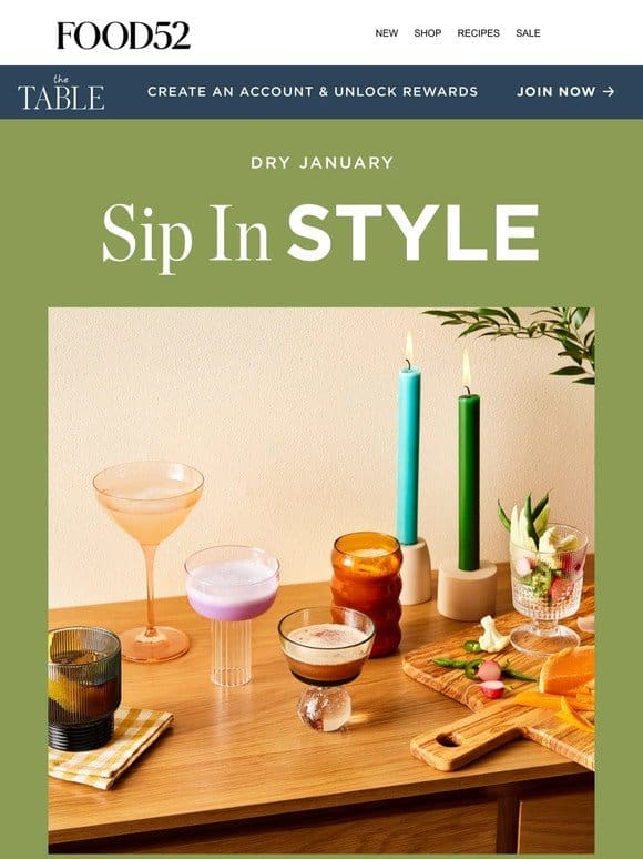 Dry January? You can still sip in style.